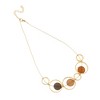 SOHI Women's California Gold The Orb Collar Necklace - 2 of 4