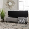 Racxily Button Tufted Storage Ottoman, Diamond Stitched Design with Hidden Compartment - 3 of 4