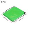 Unique Bargains Gym Sports Outdoor Traveling Nylon Polyester Drawstring Storage Bag 5 Pcs - 2 of 3
