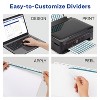 Avery 12 Tab Dividers for 3 Ring Binder, Easy Print & Apply Clear Label Strip, Index Maker Customizable White Tabs, 1 Set (11428) - 3 of 4
