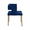 Meridian Furniture,Caleb Velvet Dining Chair, Set of 2 - 3 of 4