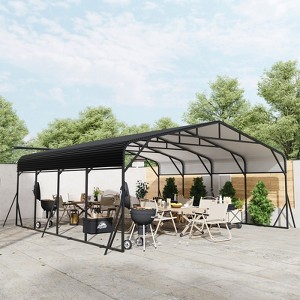 【タイムセール！5/12(火)まで】スカイギャロップ＆サバンナード　２体セット 20x20 FT Carport Shelter for Vehicles, Boats, and Equipment with