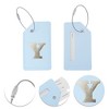 Unique Bargains Luggage Tag Light Blue 1 Pc - 3 of 4