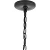 Progress Lighting Gibbes Street 3-Light Outdoor Hanging Lantern, Antique Bronze, Etched White Pillar Shade - 3 of 4