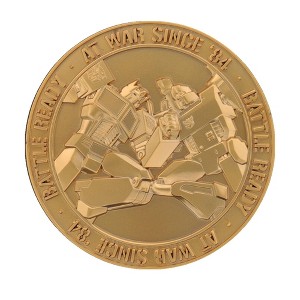 Fanattik Transformers 40th Anniversary 24k Gold Plated Coin - 1 of 4
