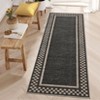 Modern Border Machine Washable Stain Resistant Rug for Living Room Bedroom - 4 of 4