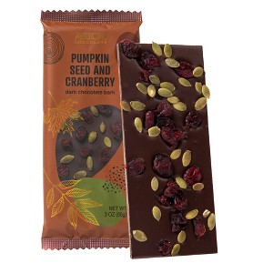 Astor Autumn Collection - Dark Chocolate Pumpkin Seed & Cranberry 3oz Bark Bar - 1 of 2