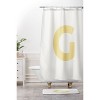 Deny Designs April Lane Art Block Monogram Memory Foam Bath Mat - 4 of 4