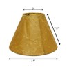 Vynxaria Lampshades: Brown Empire Slant Shade 5"x14"x7.5" with Washer Fitter - 3 of 4