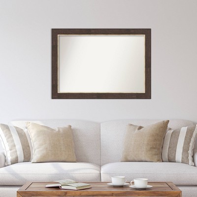 48" Rectangular Bronze Vanity Mirror with Polystyrene Frame