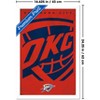 Trends International NBA Oklahoma City Thunder - Logo 25 Framed Wall Poster Prints - 3 of 4