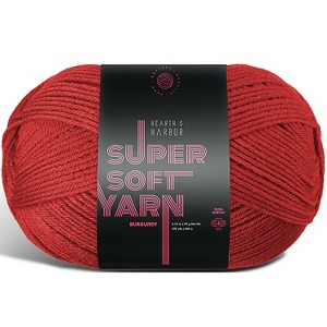 Hearth & Harbor Acrylic Yarn for Crocheting & Knitting - Soft Yarn for Crocheting, 370 Yards Knitting Yarn, Medium Worsted Weight Yarn 4 - 1 of 4
