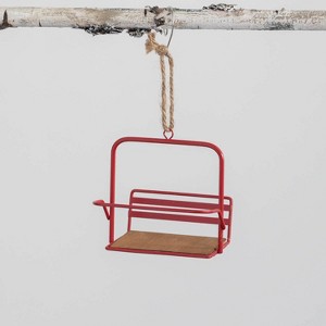 Sullivans Ski Lift Ornament 3.5"H Red - 1 of 4