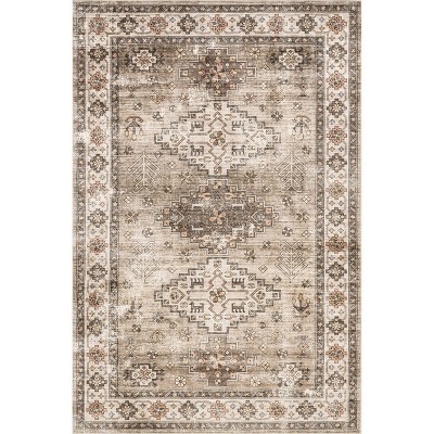 Nuloom Barbary Distressed Pet Friendly Machine Washable Area Rug