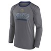 NBA Denver Nuggets Men's Long Sleeve Gray Pick and Roll Poly Performance T-Shirt - 2 of 3