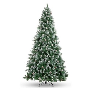 Christmas Tree with Lights, Prelit Artificial Christmas Tree with 659 Branch Tips, Easy to Assemble Holiday Decor for Home, Office, Party - 1 of 1