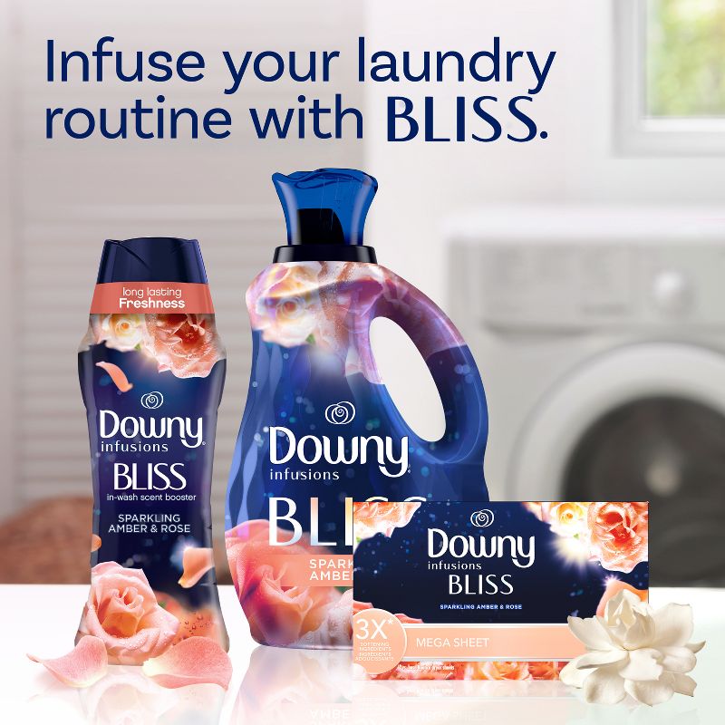 Downy Infusions Bliss Dryer Sheets - 130ct, 5 of 8