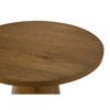 Best Master Furniture, Terra Transitional Round End Table with Pedestal Base - 2 of 4