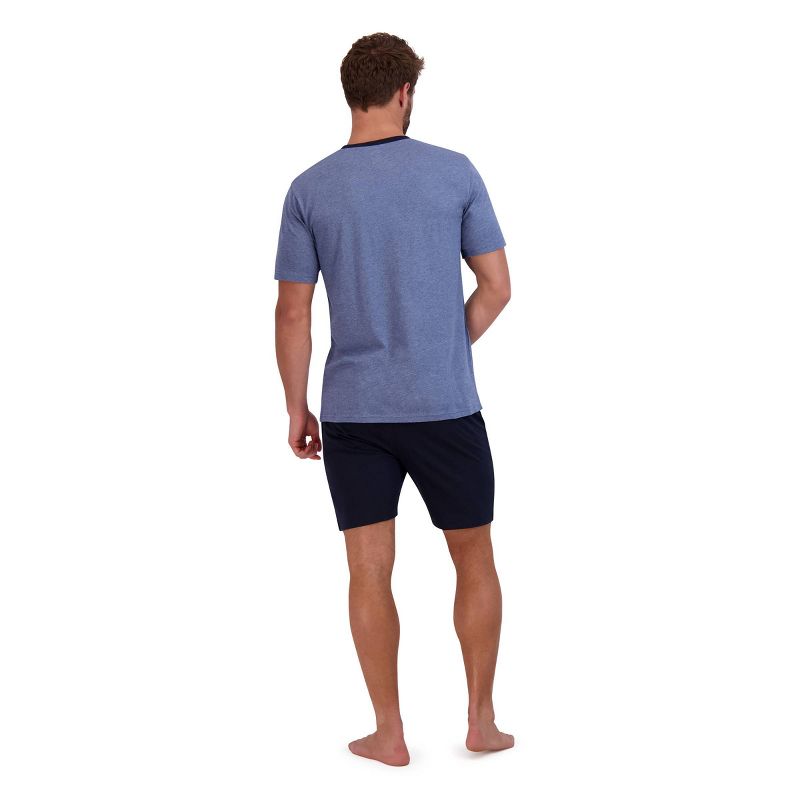 Hanes Premium Men's Jersey Knit Short Sleeve + Shorts Pajama Set 2pc, 5 of 7