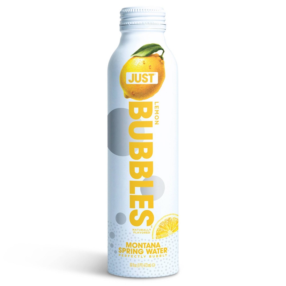JUST Water Lemon Bubbles - 16floz