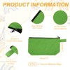 Unique Bargains Canvas Plain Zipper Toiletry Makeup Organizing Bags 8 Pcs - 2 of 4