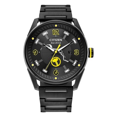 Citizen Marvel Eco-Drive featuring Avengers 3-hand Grey IP Bracelet