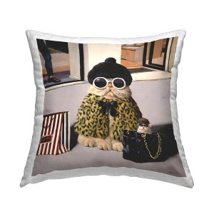 Stupell Industries Sassy Glam Cat Designer Fashion Couture Handbag - 1 of 3