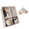 Kurt Adler 3.5-Inch-5-Inch Noble Gems Wedding Ornament Set of 4 - 2 of 4