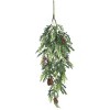 Sullivans Artificial Pine and Hemlock Iced Spray 30"H Green - 2 of 3
