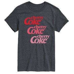 Men's - Coca-Cola - Cherry Coke Ombre Logo Short Sleeve Graphic T-Shirt - 1 of 3