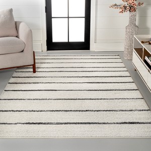 Williamsburg Minimalist Stripe Area Rug - JONATHAN Y - 1 of 4