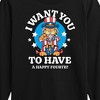 Boys' - Garfield - Want You To Have A Happy Fourth Long Sleeve Graphic T-Shirt - 2 of 4