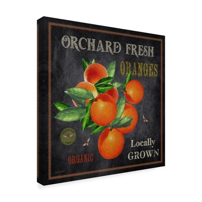Trademark Fine Art -Jean Plout 'Orchard Fresh Oranges' Canvas Art
