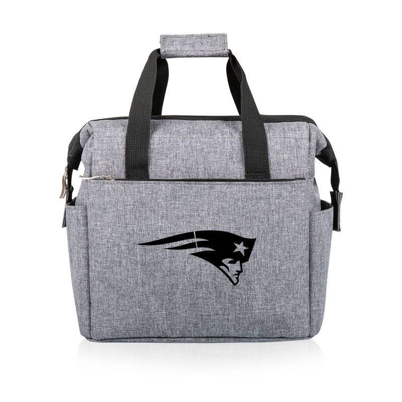 NFL New England Patriots On The Go Lunch Cooler - Gray, 1 of 5