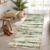 Modern Hallway Rugs 2x6 Non-Slip Abstract Runner Rugs, Non-Shedding Neutral Indoor Carpet, Stain-Resistant Ultra-Thin Floor Carpet Mats for Bedroom - 3 of 4