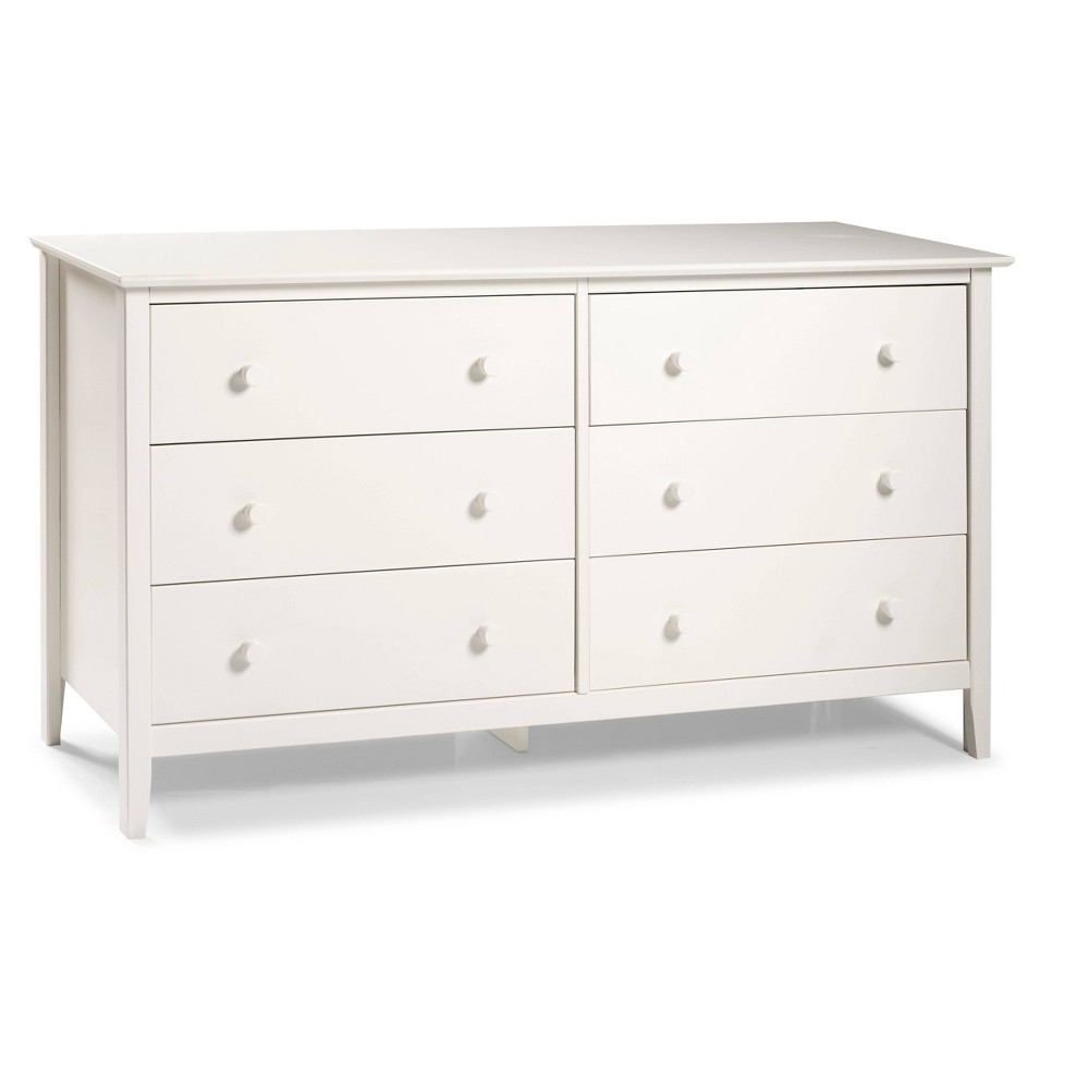 Weston 6 Drawer Kids' Dresser White - Alaterre Furniture -  79810166