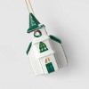 Set of 4 Ceramic Village Christmas Ornaments - Threshold™ - 4 of 4