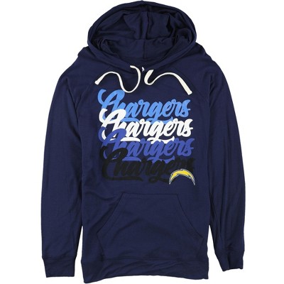 Touch by G-III Womens Los Angeles Chargers Hooded Graphic T-Shirt