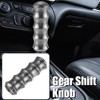 Unique Bargains Gear Shift Knob Aluminum Alloy Bamboo Style Gear Shifter Car Interior Shift Knob 4.72" 1 Set - 2 of 4
