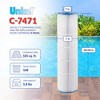 Unicel C-7471 105 Square Foot Media Replacement Pool Filter Cartridge with 168 Pleats, Compatible with Pentair Pool Products, Pac Fab, and Waterway - 3 of 4