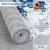 Modern Abstract Area Rug Machine Washable Rugs for Living Room, Non Slip Low Pile Indoor Accent Rug - 4 of 4