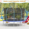 16FT Trampoline, Recreational Trampolines with Enclosure Net and Ladder - 2 of 4