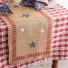 Design Imports  4Th Of July Jute Table Runner 14X108 - 3 of 4