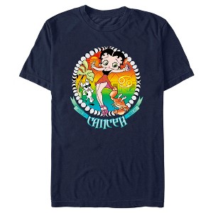 Men's Betty Boop Cancer Zodiac T-Shirt - 1 of 4