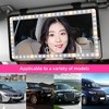 Garnen Car Sun Visor Mirror Makeup Mirror with Lights for Car, Universal Car Vanity Mirror With Lights LED, 3 Color Mode & Dimming with Straps - 4 of 4