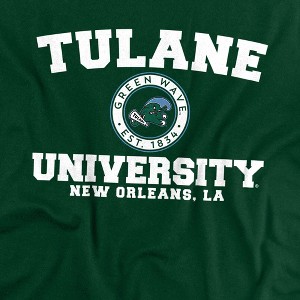Men's Tulane University Official Circle Logo T-Shirt - 1 of 4