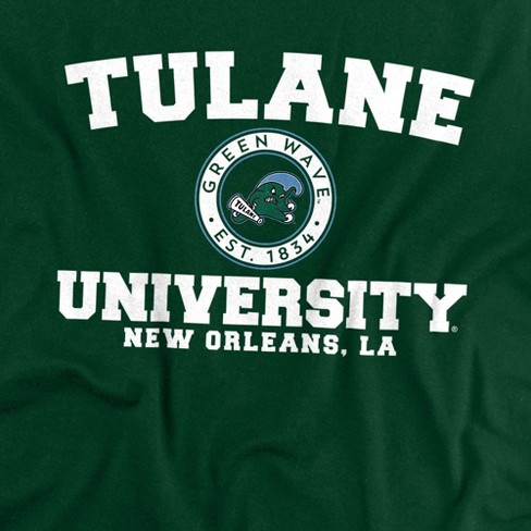 Tulane University Official Circle Logo Unisex Adult T Shirt,hunter ...