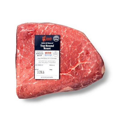 USDA Choice Angus Beef Top Round Roast - 2.44-4.06 lbs - price per lb - Good & Gather™