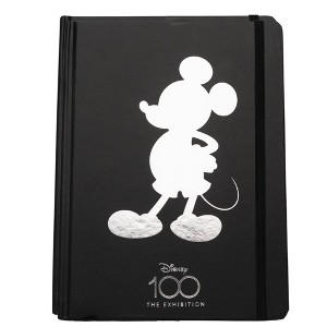 Disney 100 Mickey Mouse Hardcover Daily Journal for Kids, Lined Pages, 6 x 8 – Black - 1 of 4