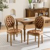 FONTOI 2 PCS French Style Accent Chair with Nailhead Trim - 2 of 4